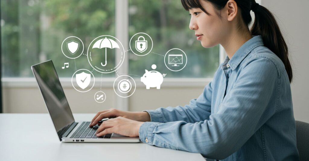 「個人事業主は社会保険に加入できる？会社員との違いや種類、手続きを解説」を紹介するバナー画像