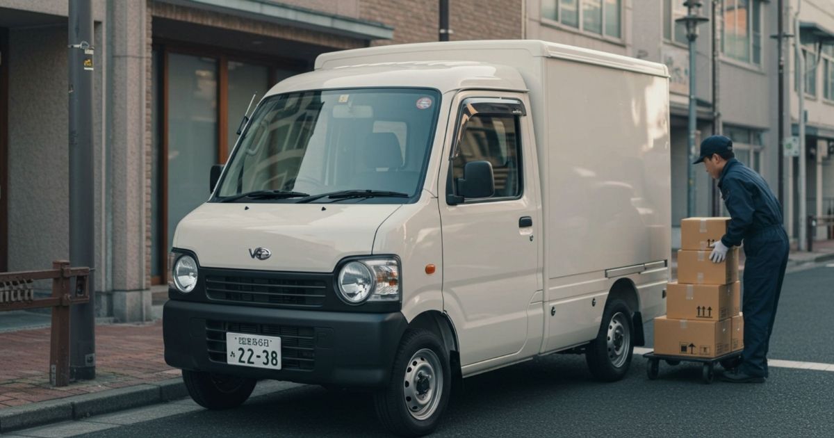 「軽貨物で使用する車両とは？「軽貨物車」「黒ナンバー」届出が必須です」を紹介するバナー画像