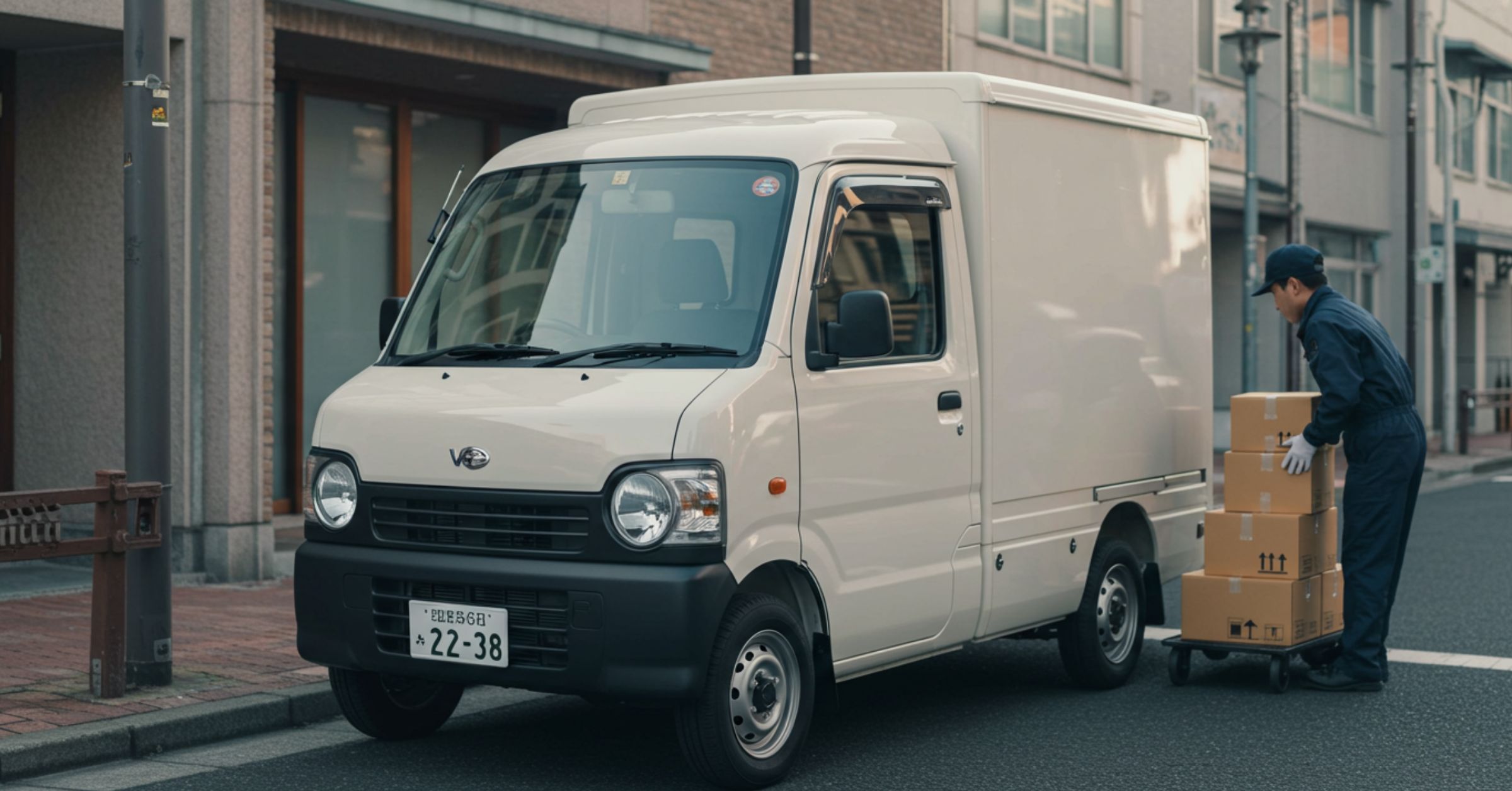 「軽貨物で使用する車両とは？「軽貨物車」「黒ナンバー」届出が必須です」を紹介するバナー画像