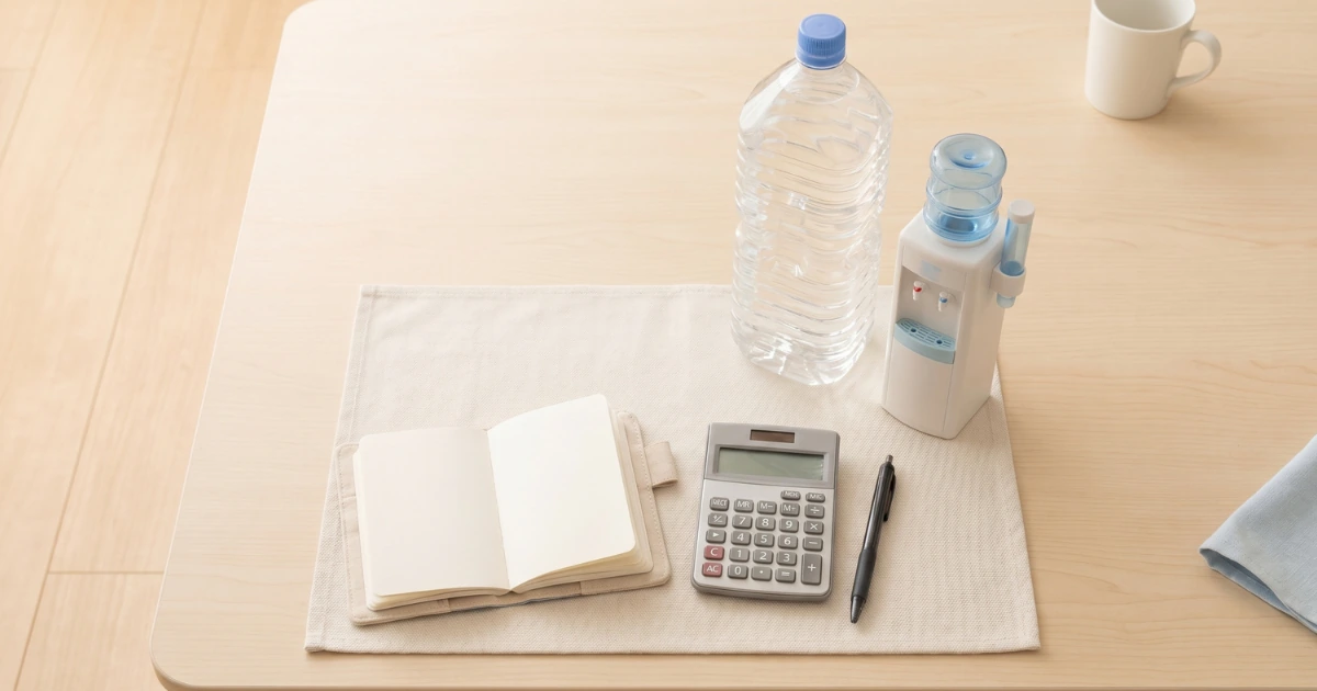 「ウォーターサーバーはペットボトルより本当に高い？家族構成別コストを比較」を紹介するバナー画像