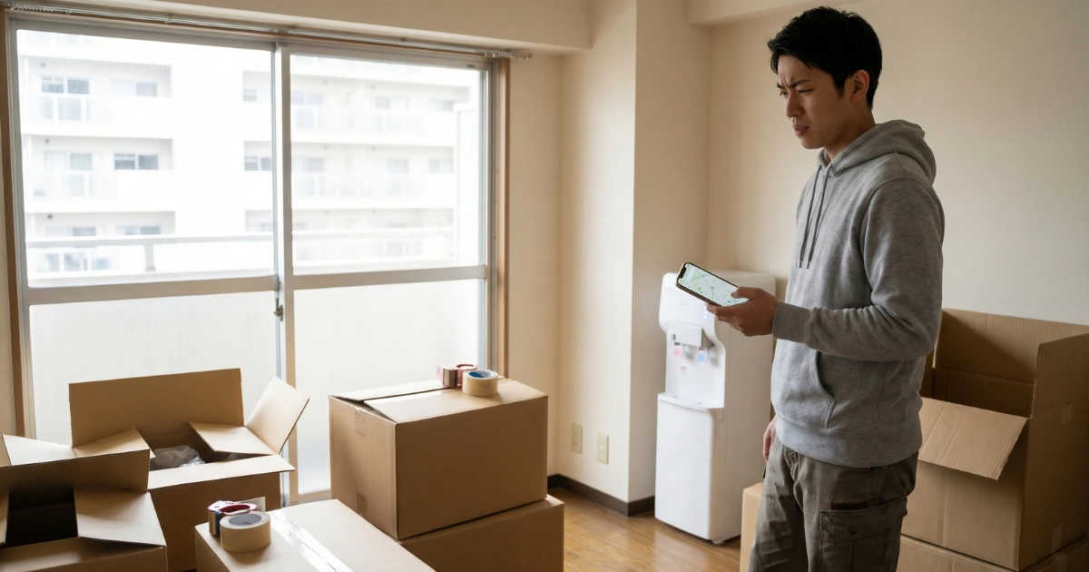 「ウォーターサーバーの引っ越し手続きを知らないと違約金が発生する？対処法と注意点を徹底解説」を紹介するバナー画像