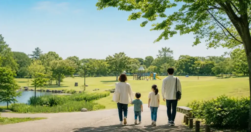「【リフレッシュ＆家族時間に】柏市のおすすめ公園ランキングTOP5！駐車場・アクセス情報も解説」を紹介するバナー画像