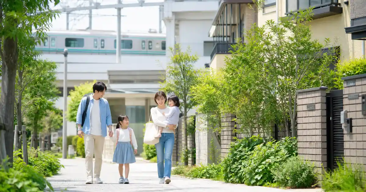 松戸市の子育て支援と家族の生活動線を伝えるアイキャッチ画像
