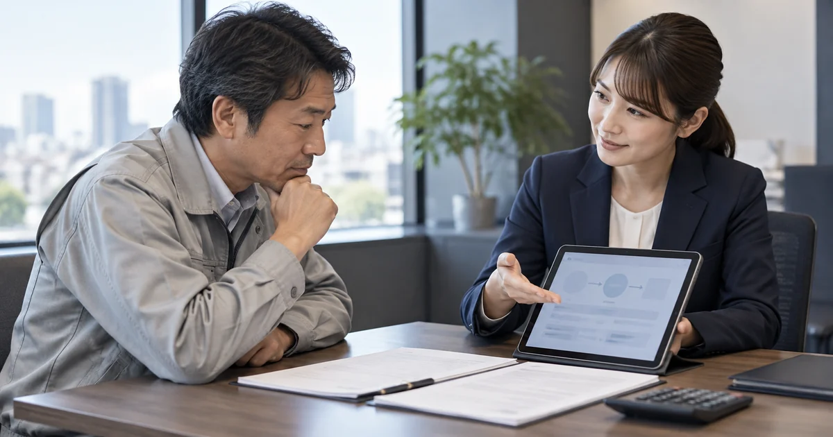 でんさいはファクタリングできる？譲渡記録・分割譲渡と期日前資金化の違いをイメージしたアイキャッチ