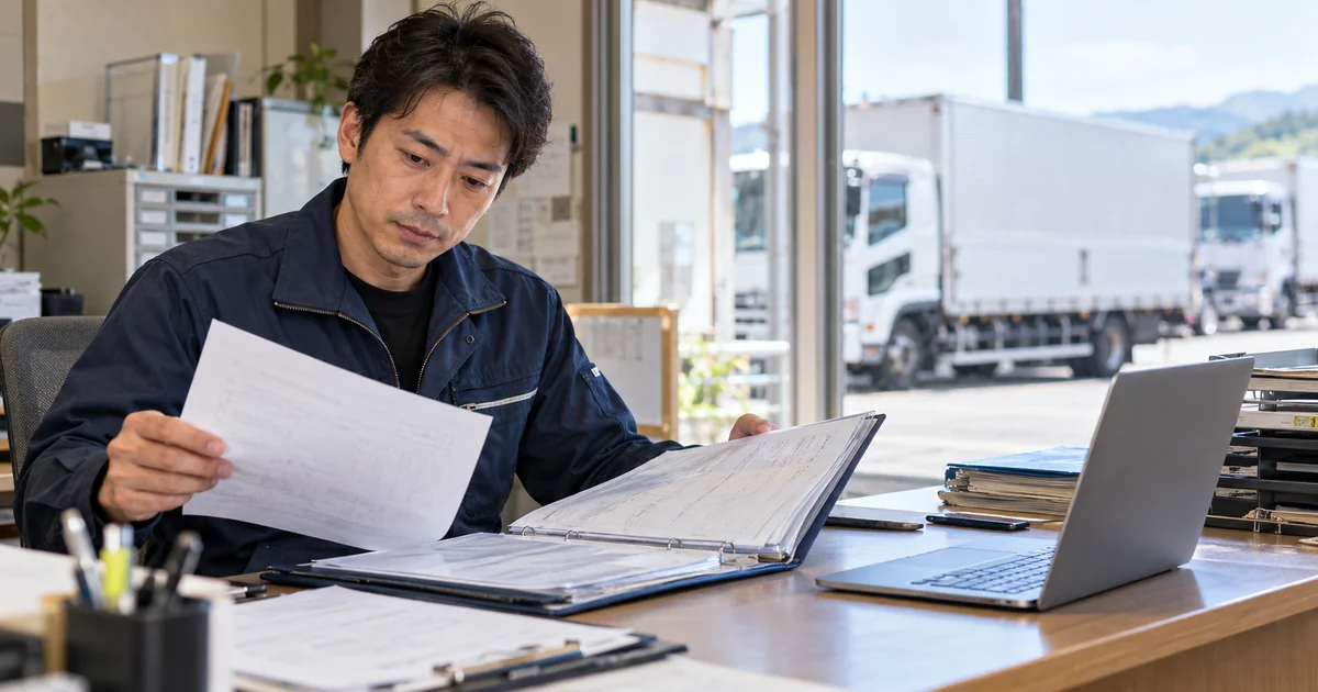 運送・傭車の運賃債権を資金化する前に|運行・受領証跡と精算控除をイメージしたアイキャッチ