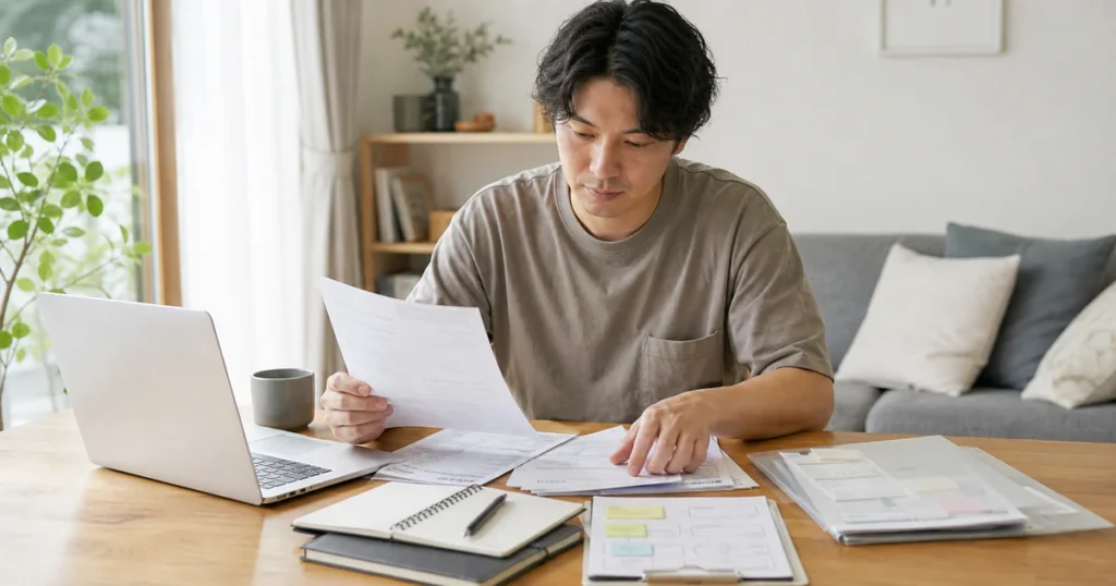 個人事業主が病気・ケガで働けない時の生活防衛マニュアル！売上ゼロを耐える固定費削減と公的支援制度をイメージしたアイキャッチ
