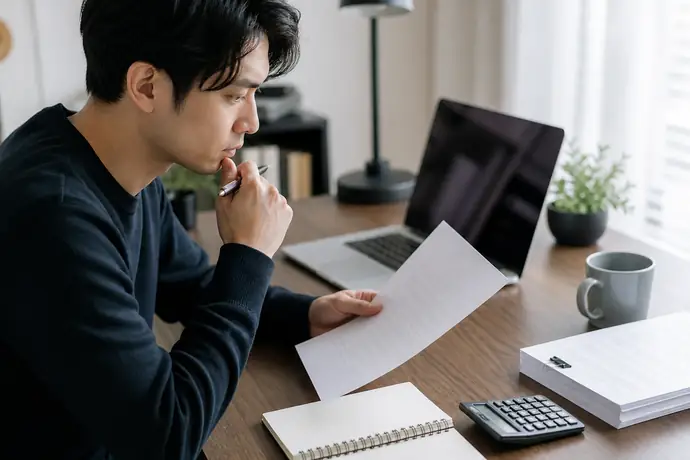 業務委託でトラブルを防ぎ安定して稼ぐための心構えを整理する事業者の自然な作業風景