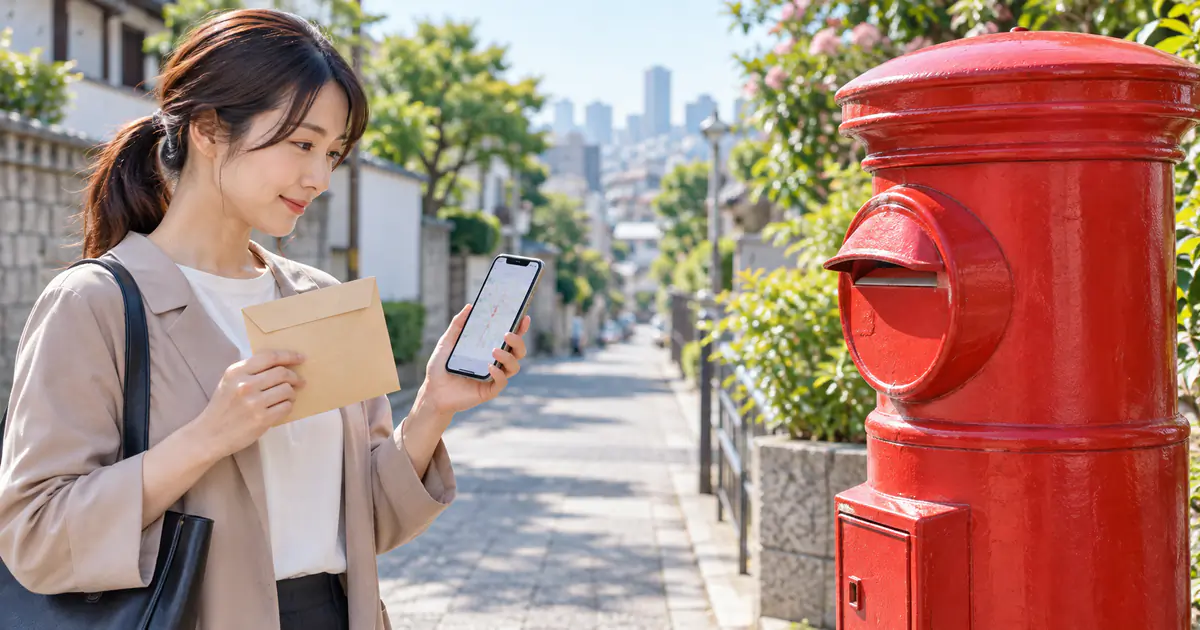 郵便ポスト投函の回収時間と受付制限|当日扱いになる確認ポイントの内容を伝えるアイキャッチ画像