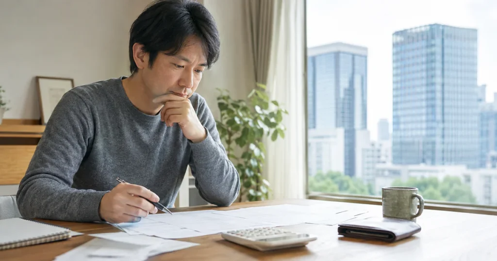 個人事業主から正社員へ転職すると初年度の手取りが減る？住民税・国保の二重負担を防ぐ資金計画をイメージしたアイキャッチ