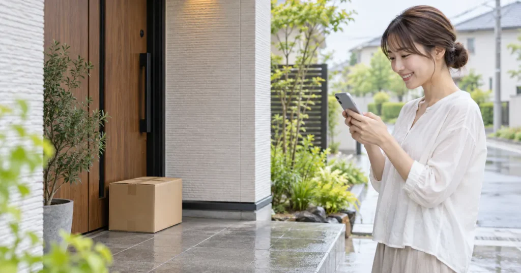 ヤマト運輸で「置き配」を指定する方法！対象荷物・指定場所・盗難補償と雨天時のルールをイメージしたアイキャッチ
