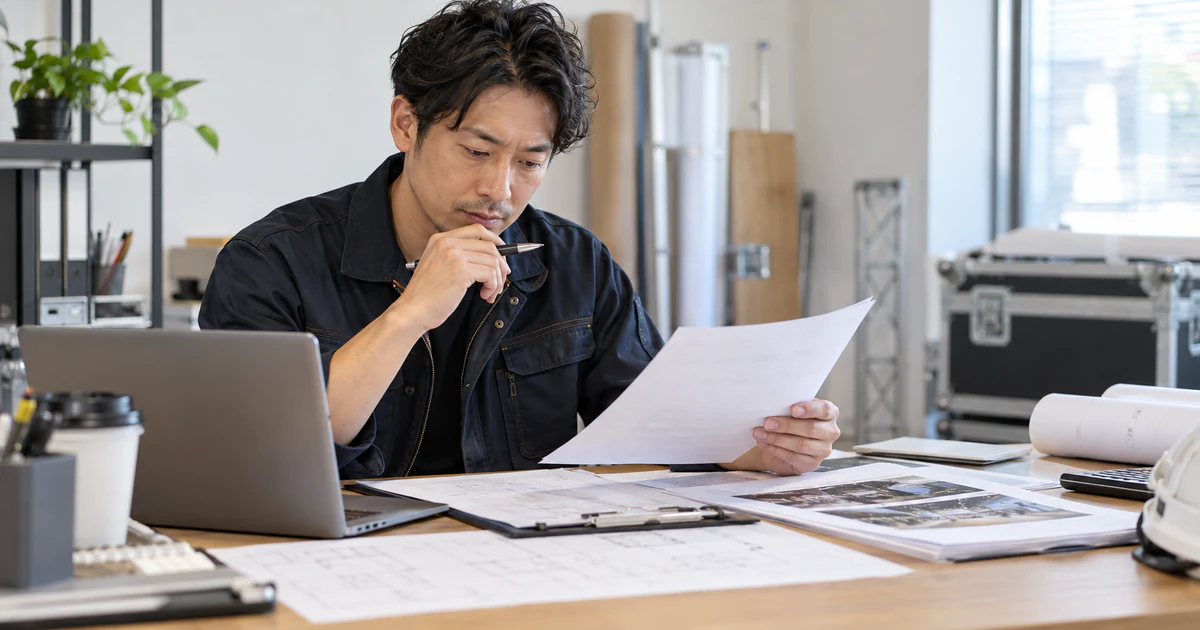 展示会・イベント設営代金を資金化する前に｜設営完了・引渡し・検収記録をイメージしたアイキャッチ