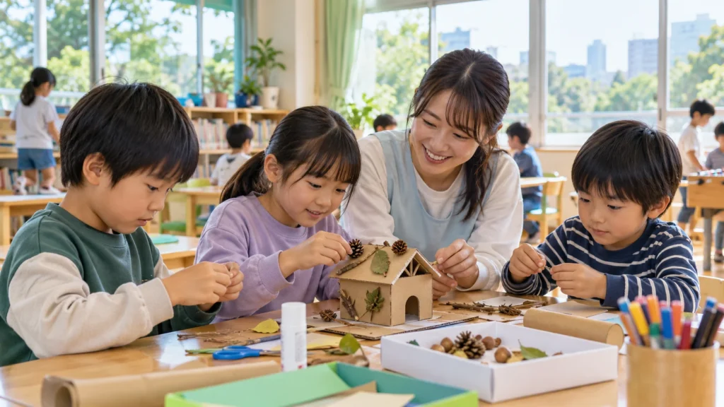 柏市の学童・放課後の居場所ガイド｜こどもルームとアフタースクールの違いをイメージしたアイキャッチ