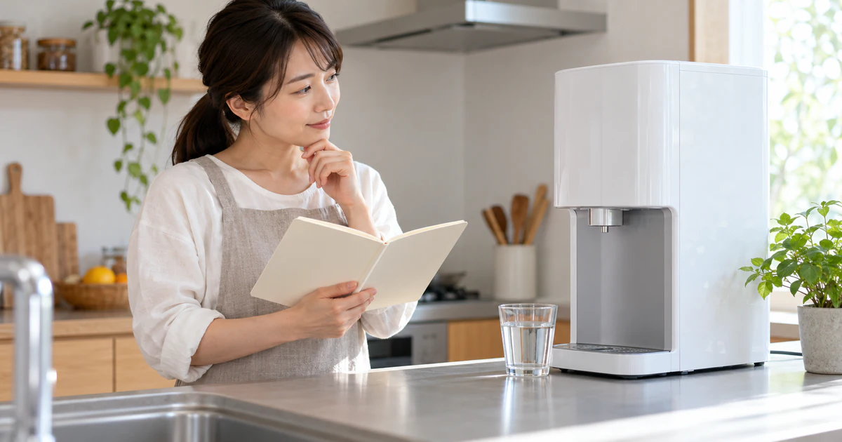 ウォーターサーバーの注文本数を見直す方法!使用量が増減した時の調整手順の内容を伝えるアイキャッチ画像
